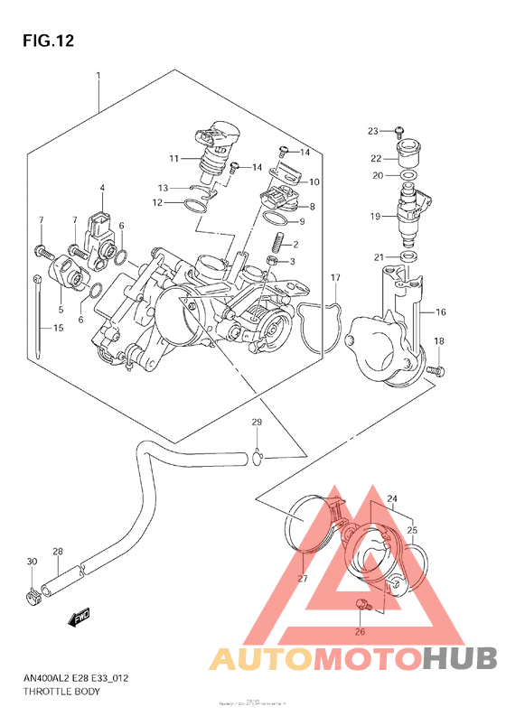 Throttle Body (An400A L2 E33)