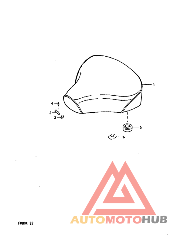 Одноместное сиденье в сборе