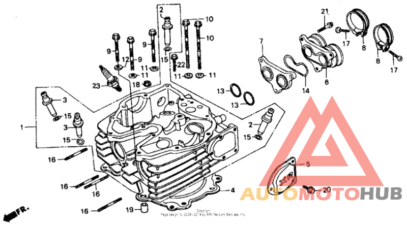 Cylinder head 85-87