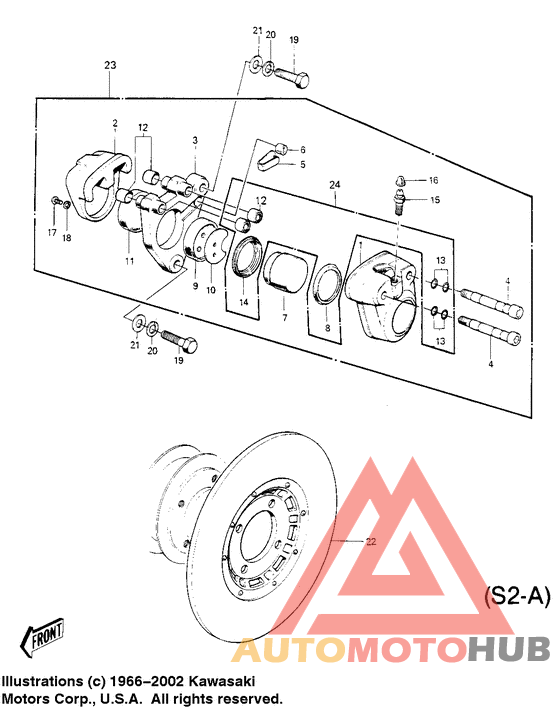 Передний суппорт