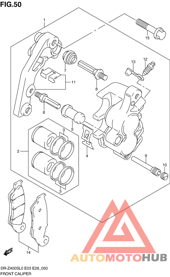 Передний суппорт
