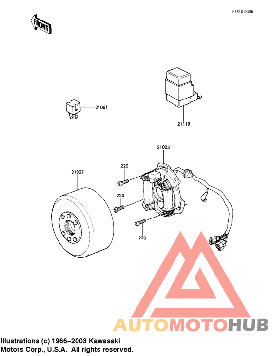 Ignition/generator/rectifier