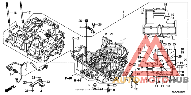 Картер двигателя