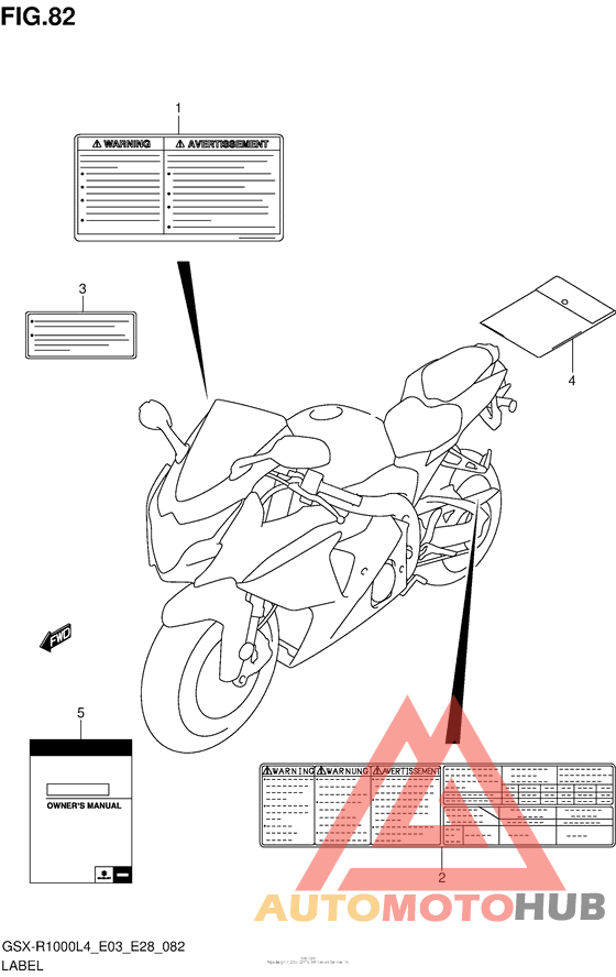 Label (Gsx-R1000L4 E28)
