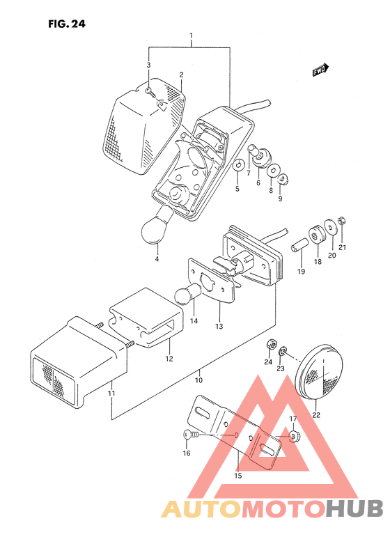 Задний фонарь