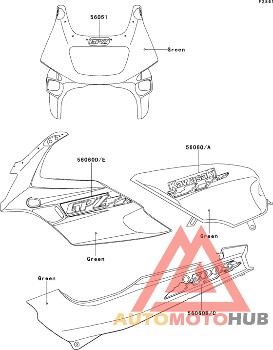 Decals(green)(ex500-e1)