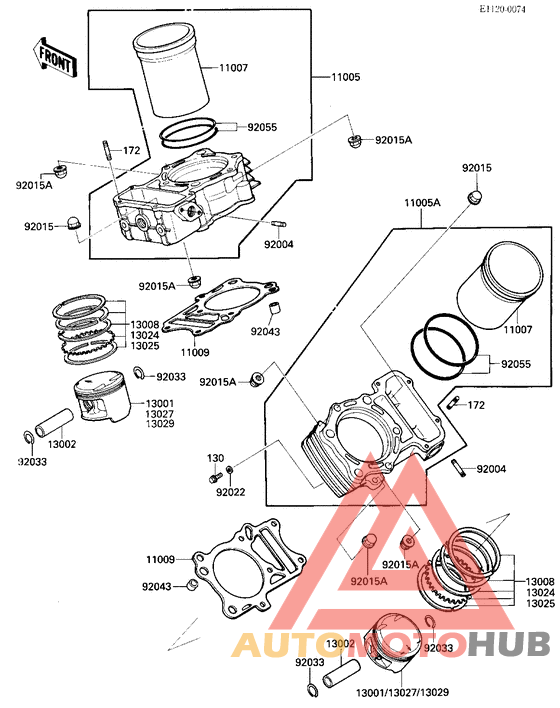 Cylinders/pistons
