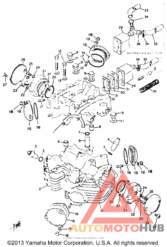 Cylinder head - cylinder head cover