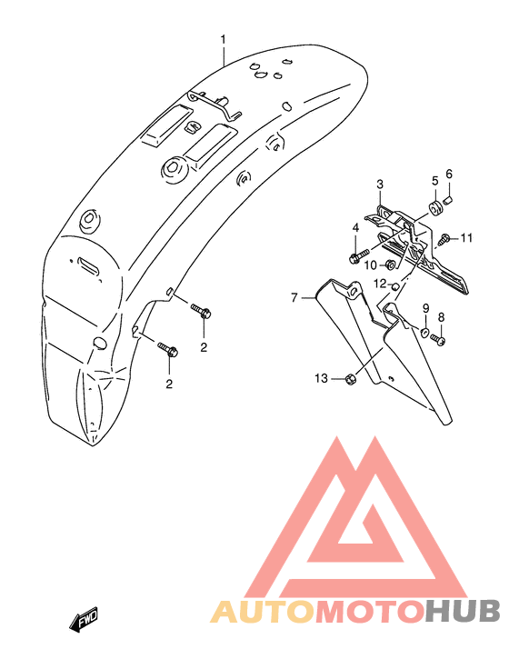 Заднее крыло