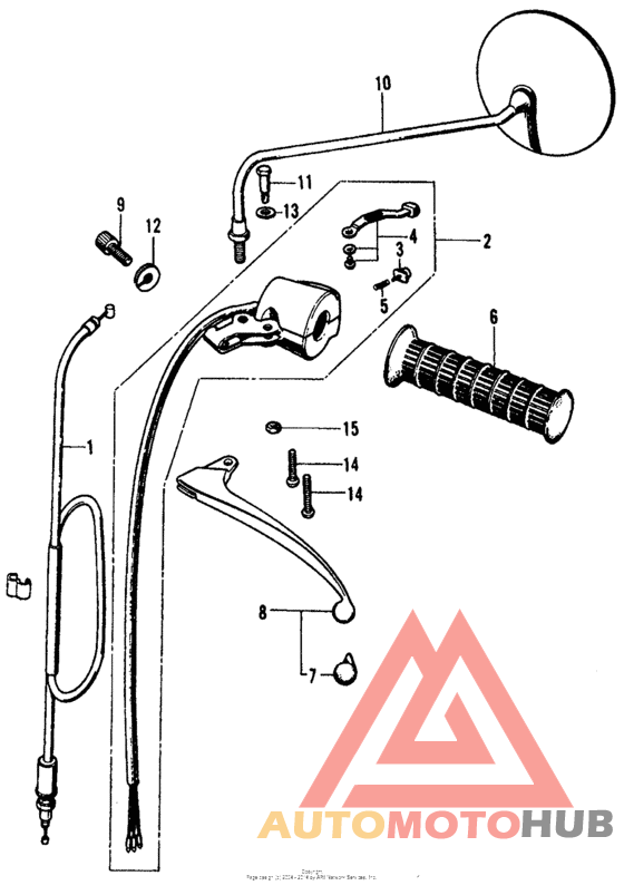 Left handle switch + left lever
