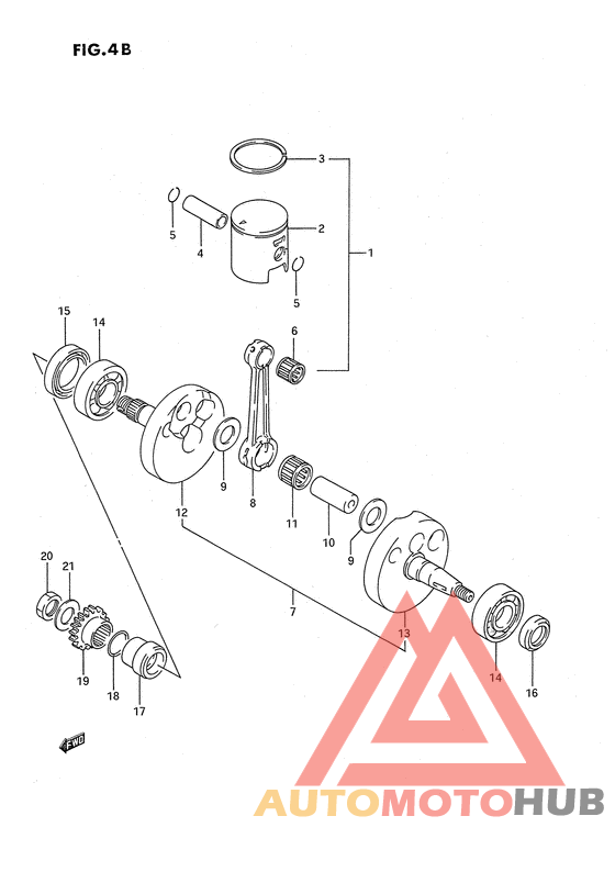 Вал коленчатый