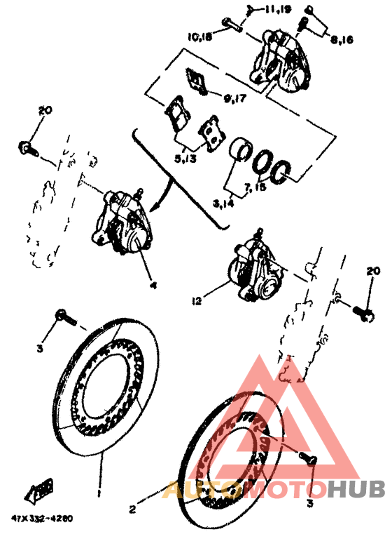 Передний суппорт