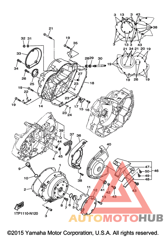 Крышка картера двигателя