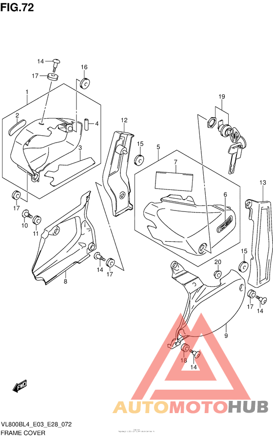 Frame Cover (Vl800Bl4 E33)