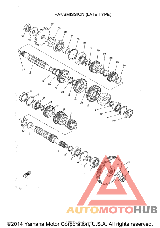Transmission late type