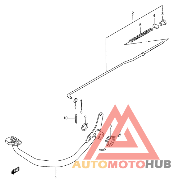 Передний суппорт
