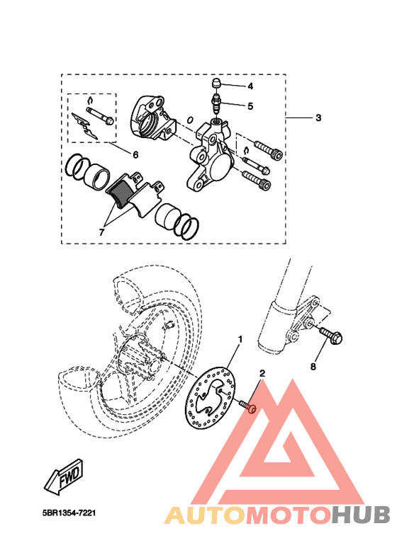Передний суппорт
