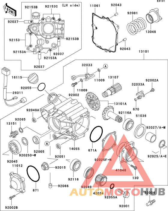 Front bevel gear(1/3)