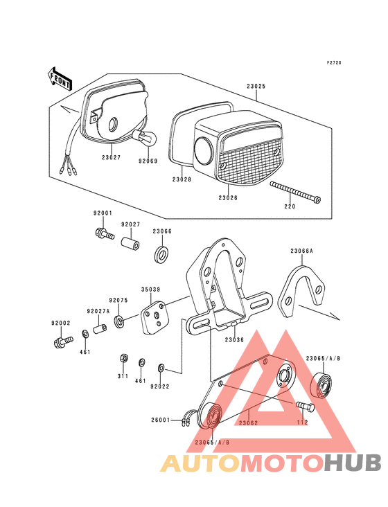 Taillight unit ass`y
