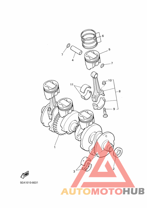 Crankshaft & piston
