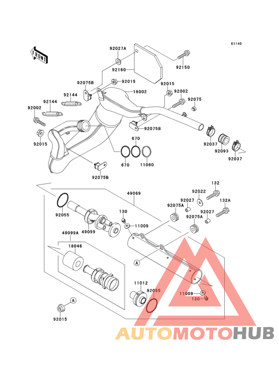Muffler(kdx200-e1)