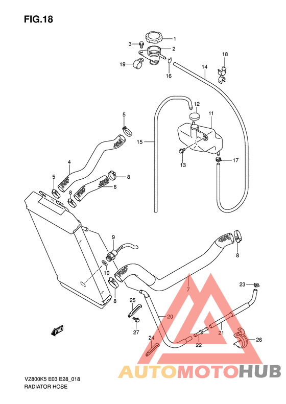 Радиатор hose