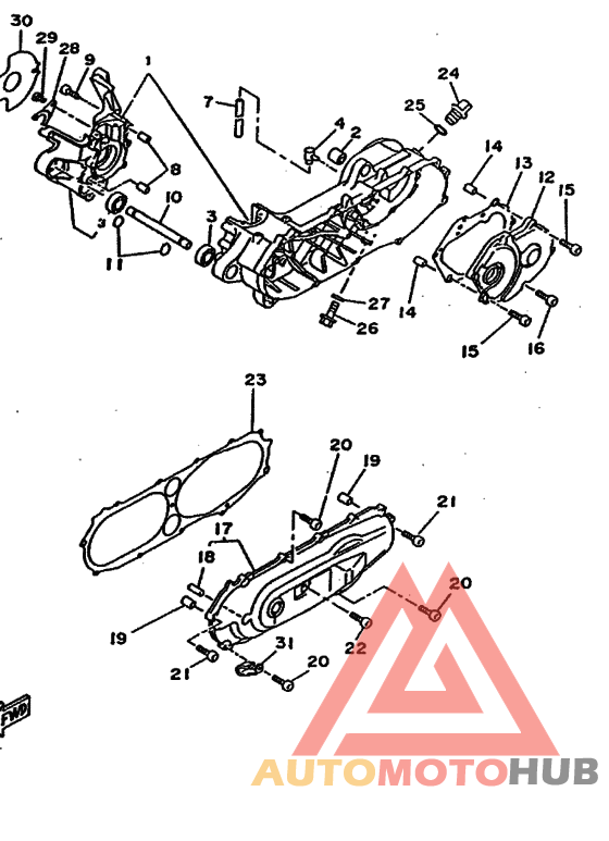 Картер двигателя