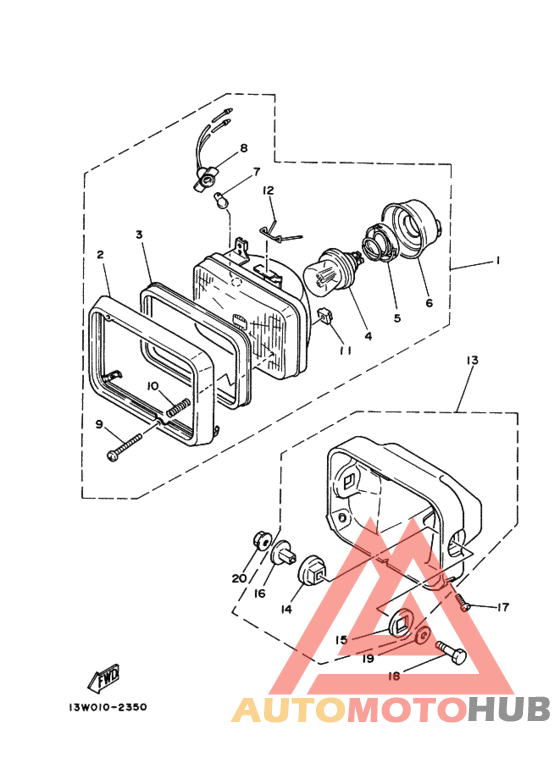 Headlight assy