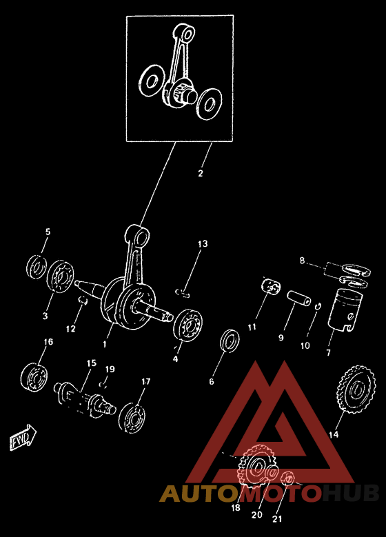 Ciguenal . piston