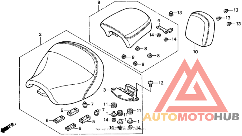 Vt1100c seat 97