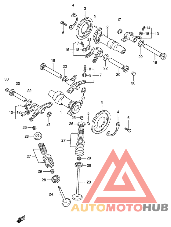Распредвал -клапана