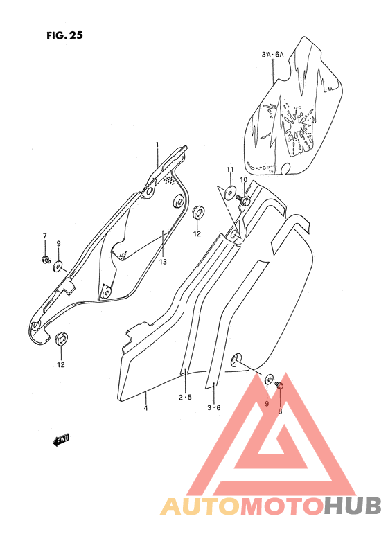 Обтекатель задний
