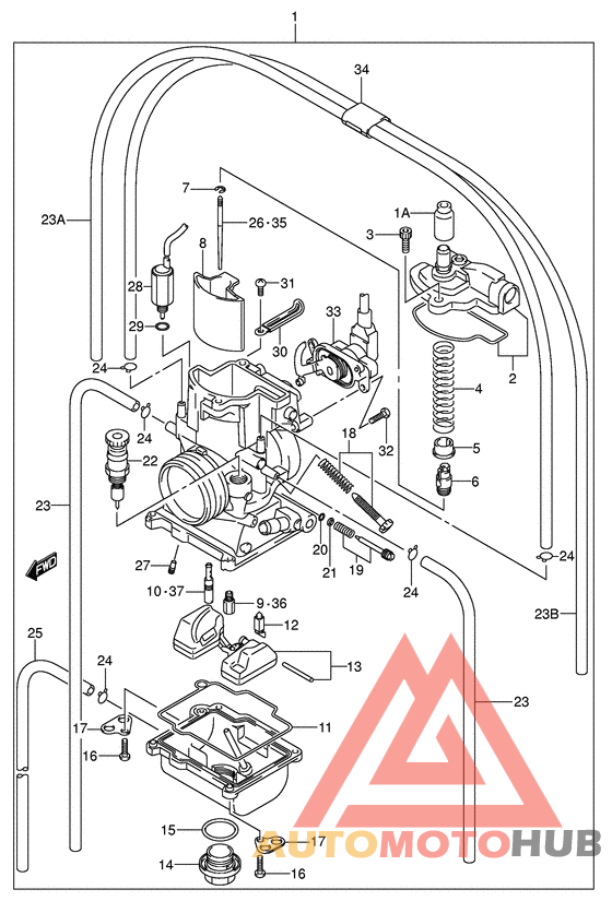Carburetor assy