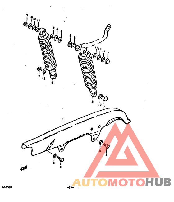 Chain case - shock absorber