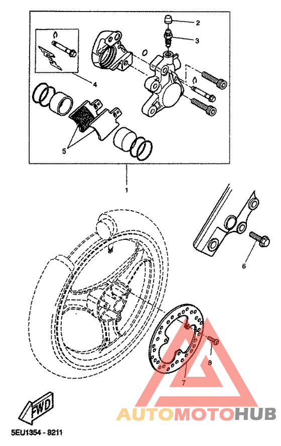 Передний суппорт