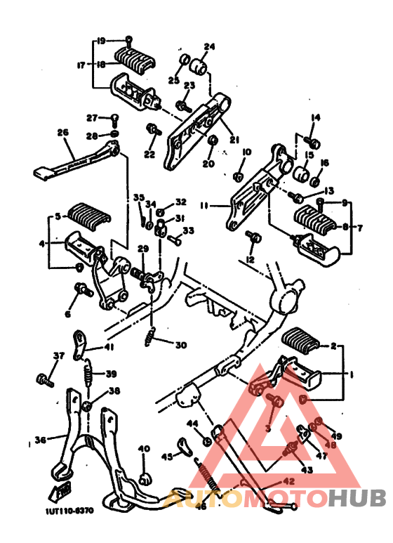 Support & repose pied