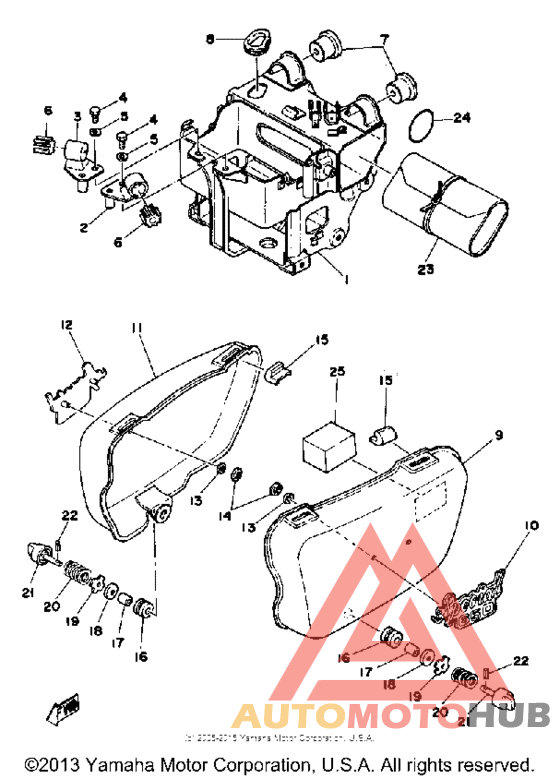 Side cover-battery box
