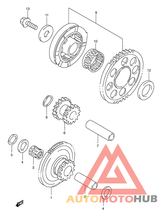 Муфта стартера