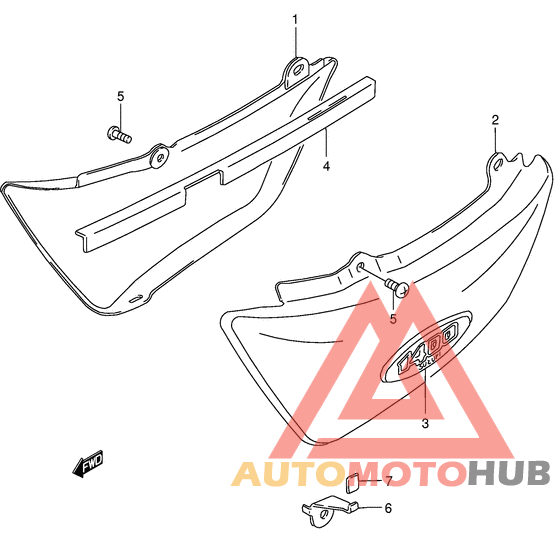 Обтекатель задний