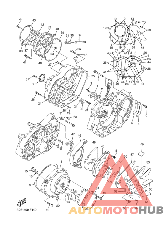 Крышка картера двигателя