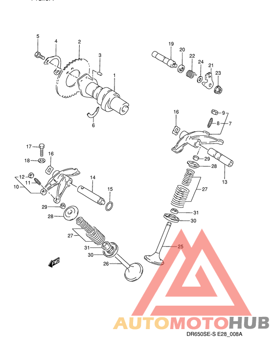 Распределительный вал-клапаны