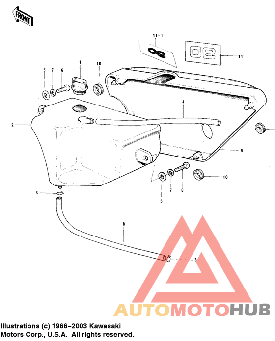 Side cover/oil tank