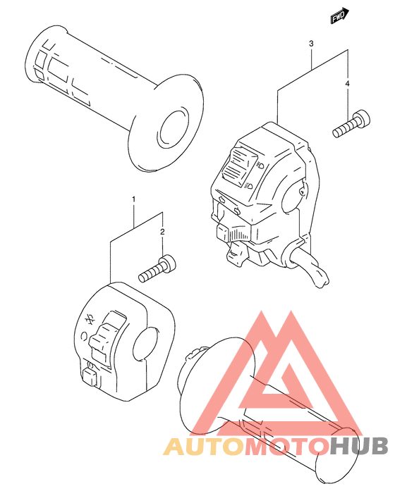 Рулевой переключатель