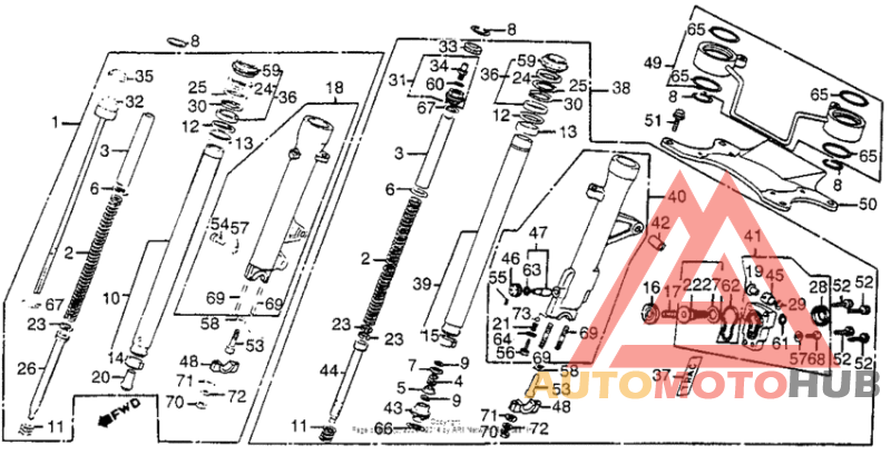 Передняя вилка