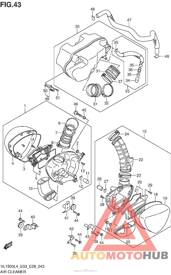 Air Cleaner (Vl1500L4 E28)