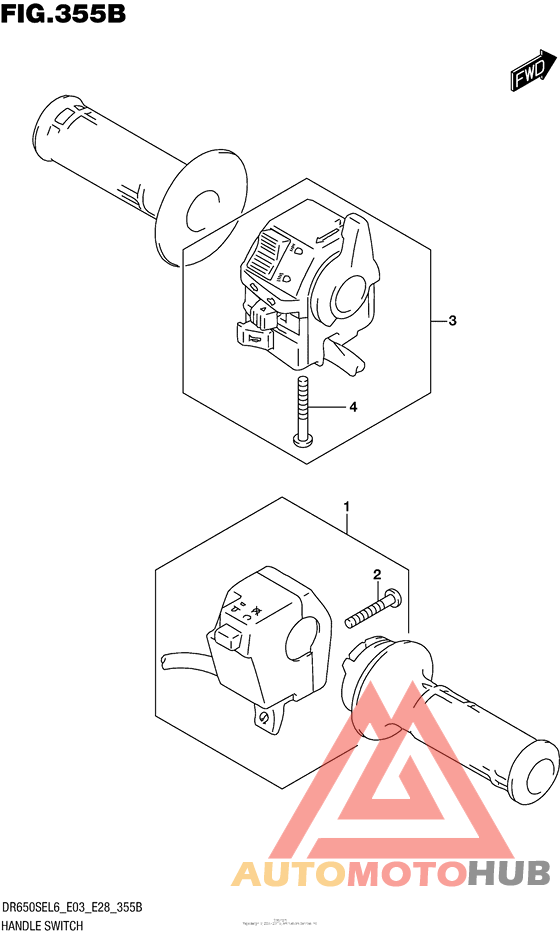 Handle Switch (Dr650Sel6 E28)