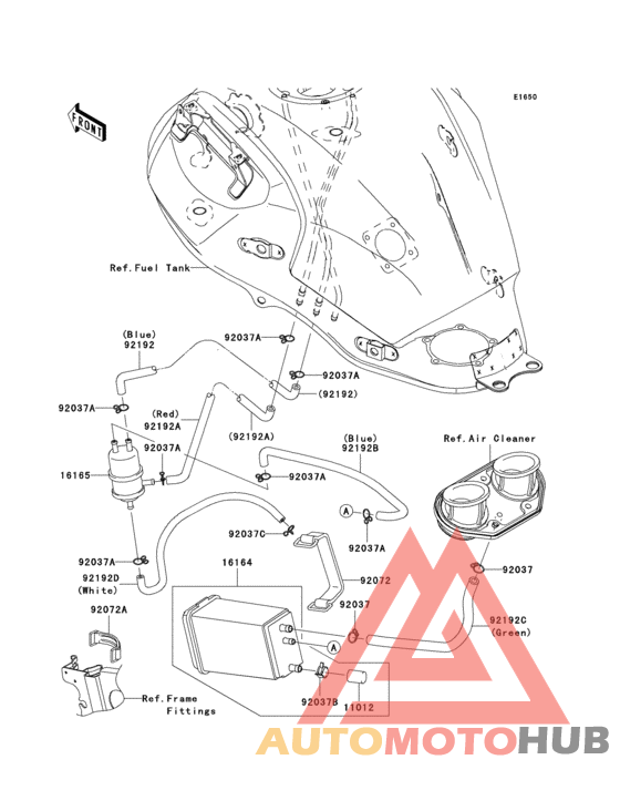 Fuel evaporative system(a9f)(ca)