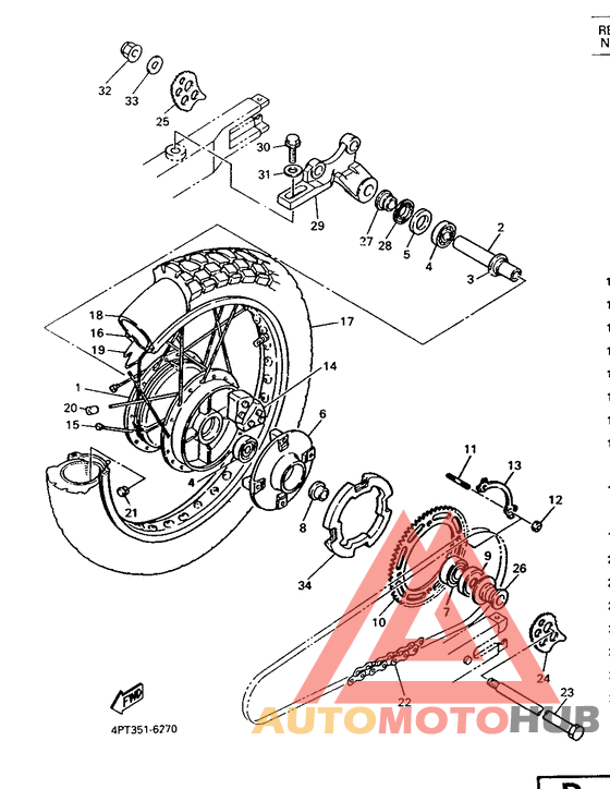 Переднее колесо