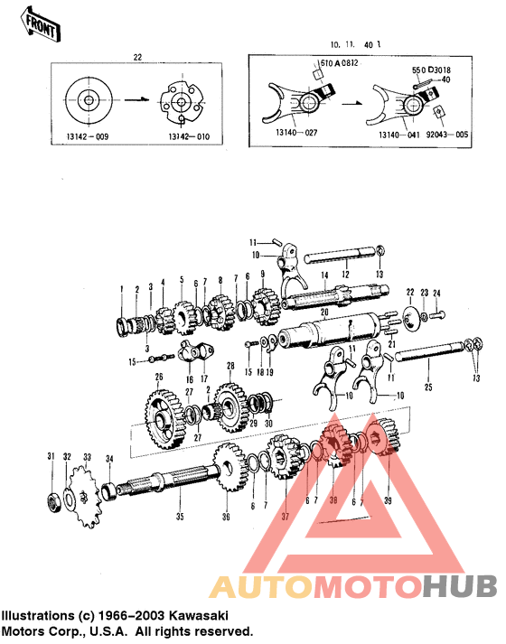 Transmission/change drum