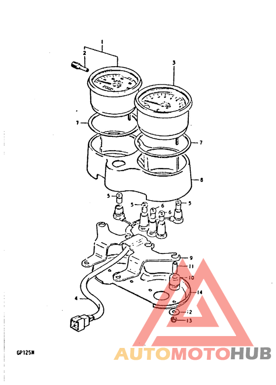 Спидометр-тахометр